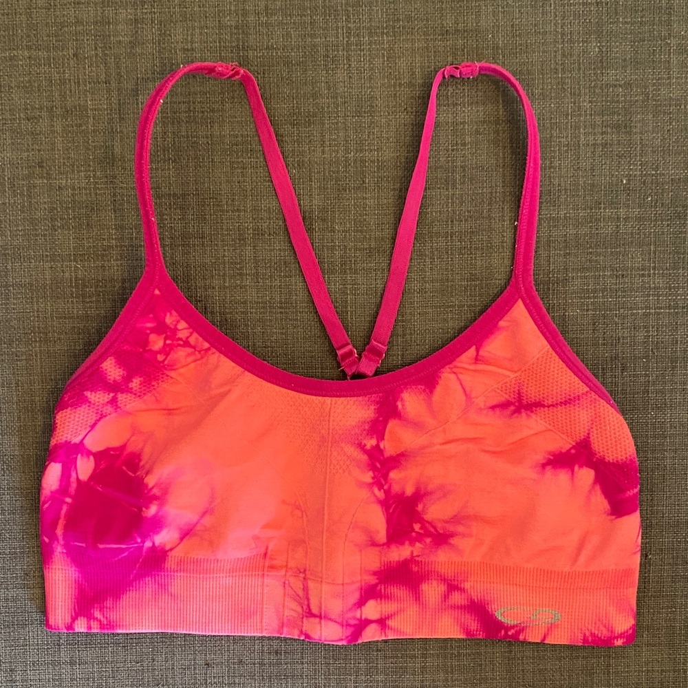 Champion Vibrant Pink and Orange Bikini Top